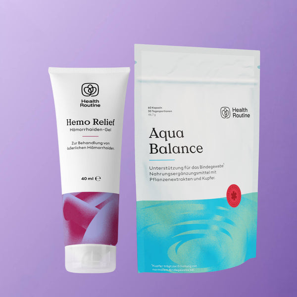 Hemo Relief + Aqua Balance combination